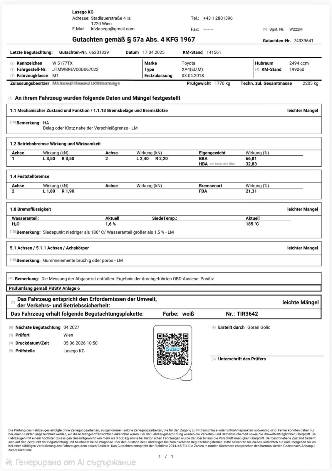 Toyota Rav4 Сервизна История Гаранция в Toyota  2, 5 Хибрид , снимка 12 - Автомобили и джипове - 55932799