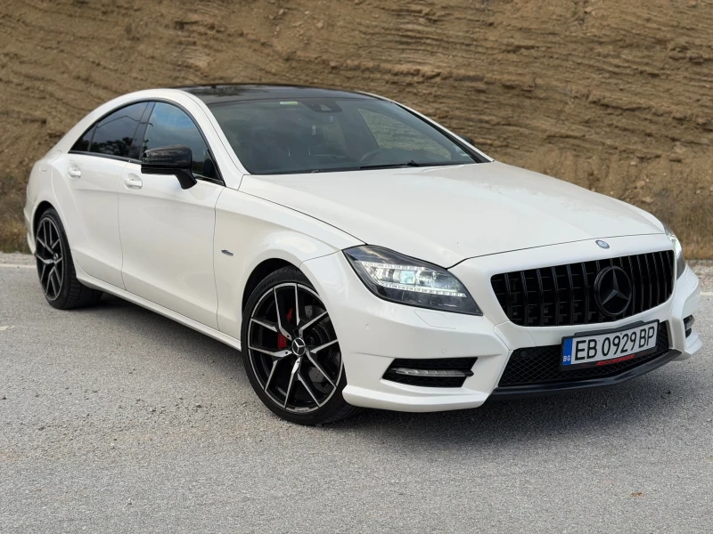 Mercedes-Benz CLS 350 AMG* LED* БЯЛА ПЕРЛА* , снимка 3 - Автомобили и джипове - 50460664