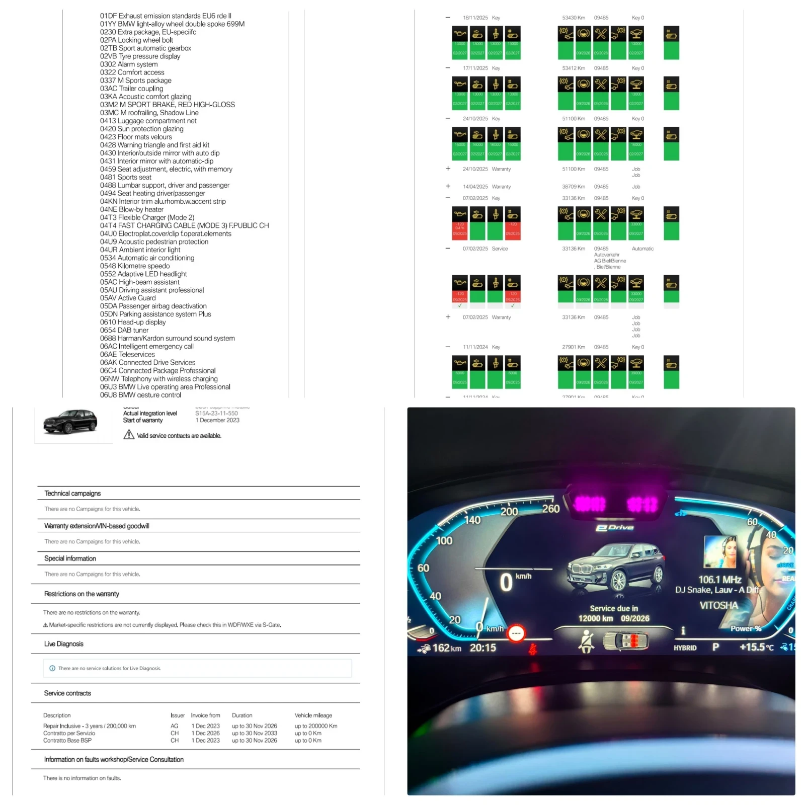 BMW X3 3.0е/М-sport /ГАРАНЦИОННА/ 53х.км , снимка 17 - Автомобили и джипове - 54154966