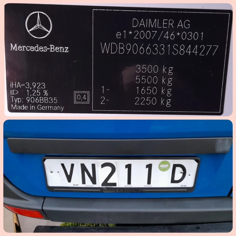 Mercedes-Benz Sprinter 313CDI 196 хил.km реални , снимка 2 - Бусове и автобуси - 53408537