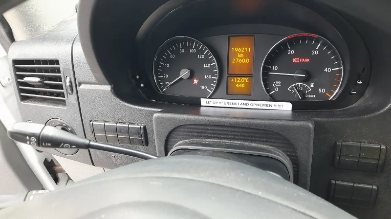 Mercedes-Benz Sprinter 313CDI 196 хил.km реални , снимка 15 - Бусове и автобуси - 53408537