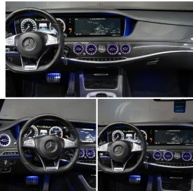 Mercedes-Benz S 350 AMG FACELIFT /PANO /HUD /LONG /BURMEISTER /CARBON  - 72999 лв. / 37323.80 € - 65517587 15