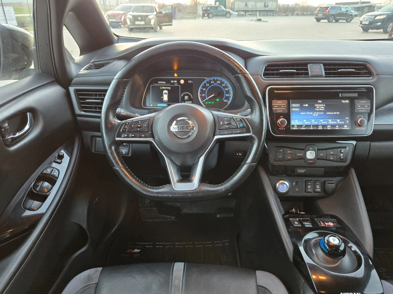 Nissan Leaf  40 KW Tekna Кожа Термопомпа ЛЕД , снимка 12 - Автомобили и джипове - 52476395