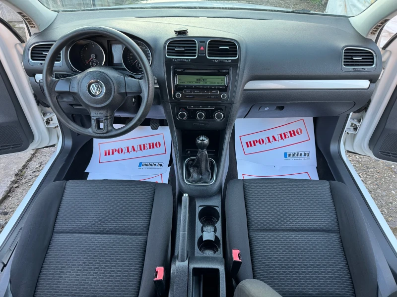 VW Golf 1.6TDI 105HP KLIMA 2013G EURO 5, снимка 11 - Автомобили и джипове - 52907916