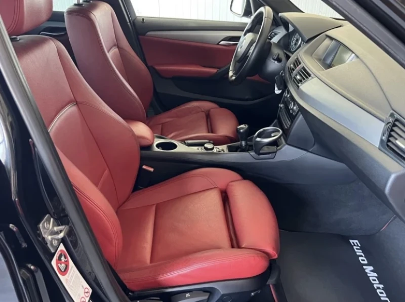 BMW X1 BMW X1 2.0D X DRIVE M PACK FULL ЧЕРВЕН САЛОН, снимка 9 - Автомобили и джипове - 52289251
