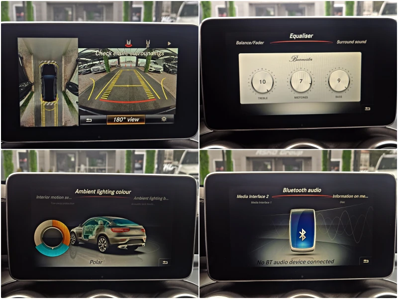 Mercedes-Benz GLC 250 COUPE/AMG LINE/BURMESTER/360КАМЕРА/HEAD UP/ПОДГРЕВ, снимка 14 - Автомобили и джипове - 52065782