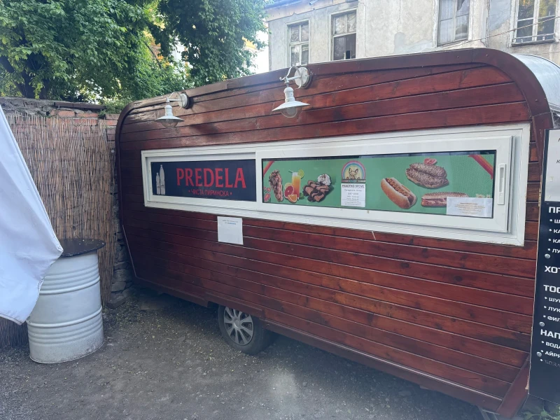 Каравана Award Каравана за бързо хранене ход дог . Палачинки , пр