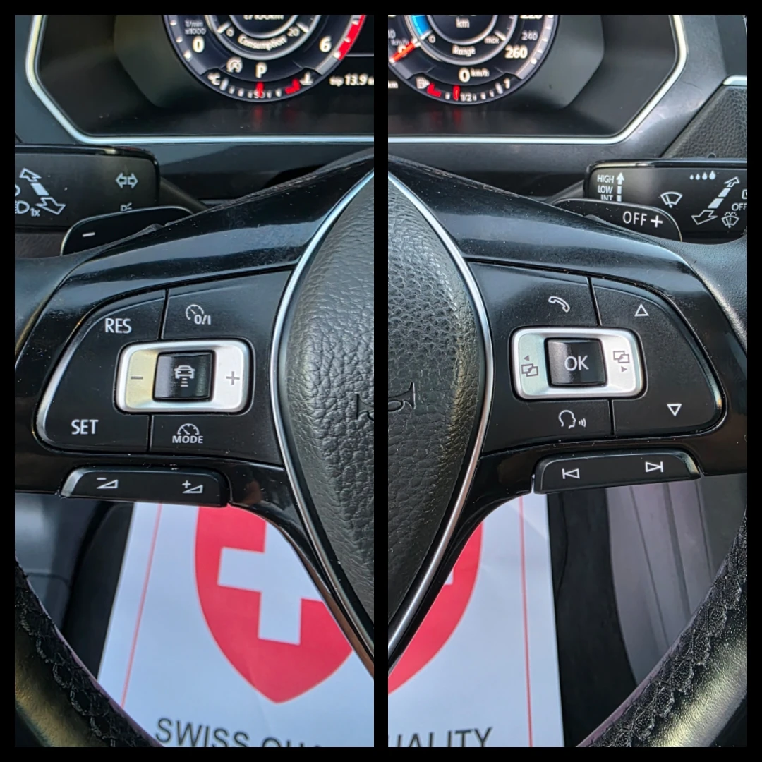 VW Tiguan 2.0TDI* 4MOTION* AVTOMAT* HIGHLINE* DIGITAL* SWISS, снимка 11 - Автомобили и джипове - 56012371