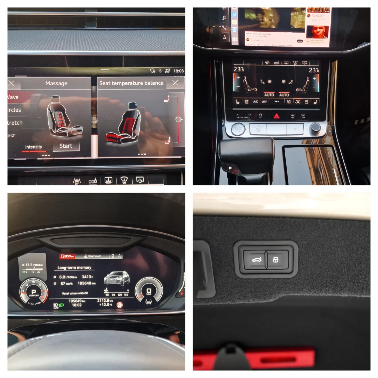 Audi A8 50TDI, B&O, OLED, FULL PACKET, снимка 13 - Автомобили и джипове - 53815465