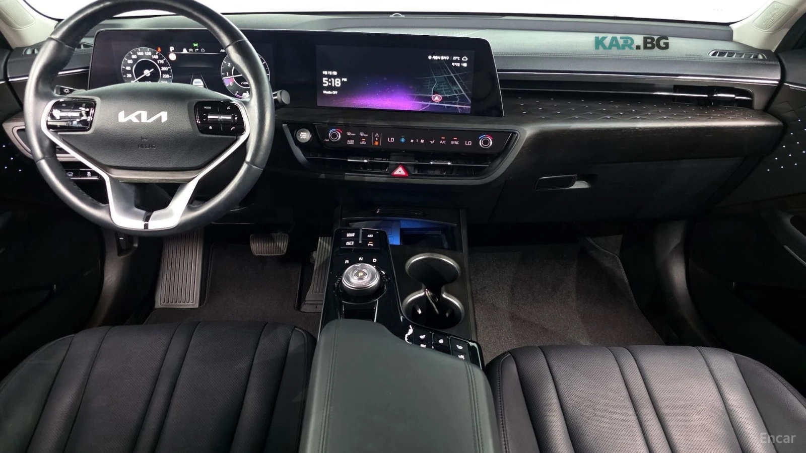 Kia K8 NOBLESSE* КОЖА* ПАНО* ПОДГРЕВ* ОБДУХВ* НАВИ, снимка 7 - Автомобили и джипове - 54855937