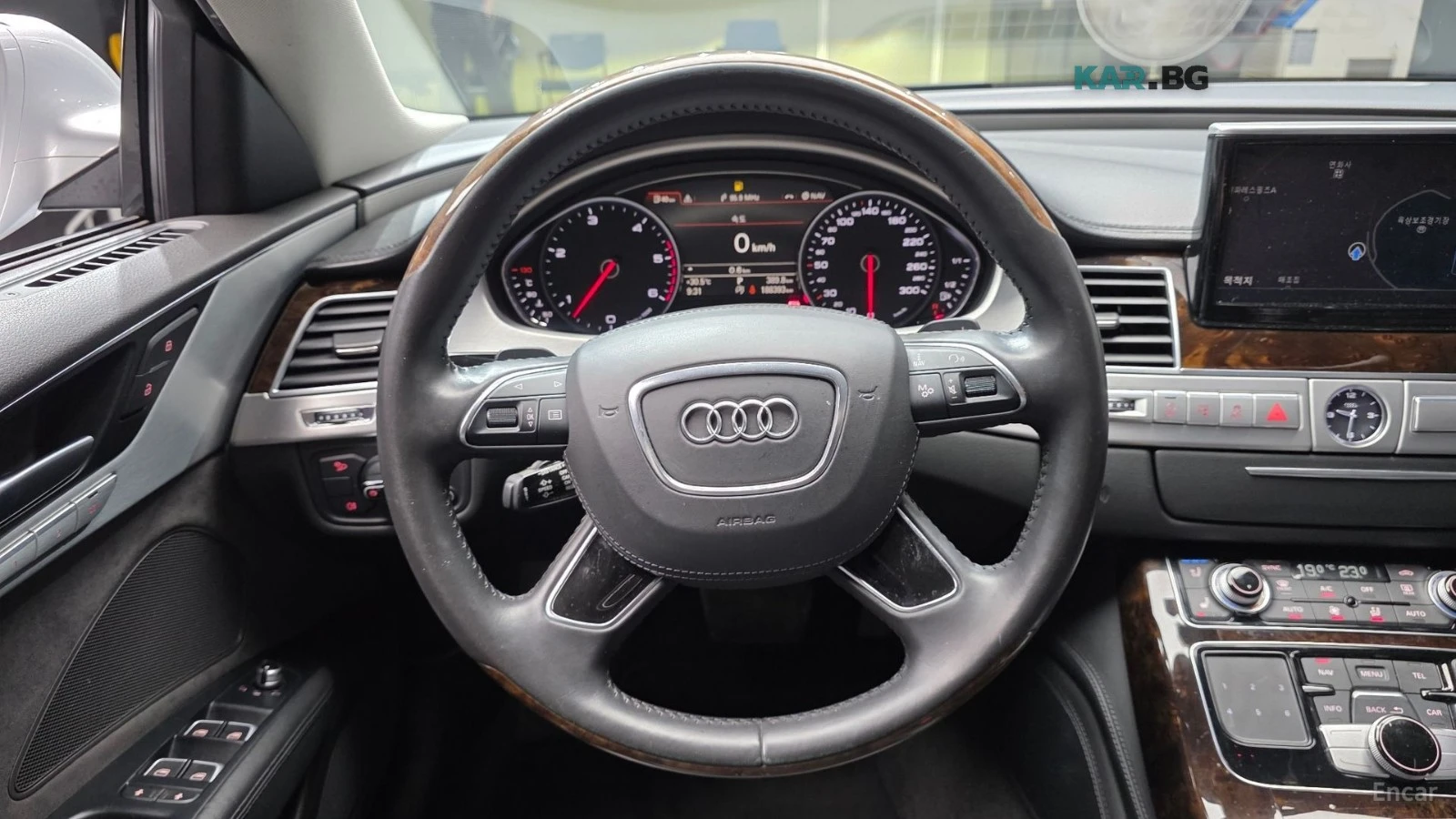 Audi A8 4.2 TDI LWB* QUATRRO* PANO* ПОДГР.* ОБДУХВ* НАВИ* , снимка 14 - Автомобили и джипове - 55892354
