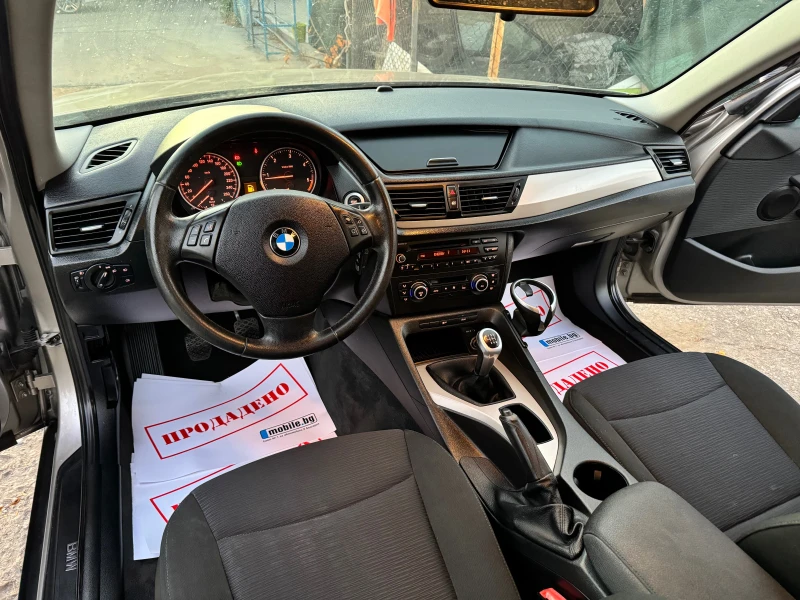 BMW X1 2.0D 184HP 6 SKOROSTI 140000KM 2013G , снимка 11 - Автомобили и джипове - 48699284