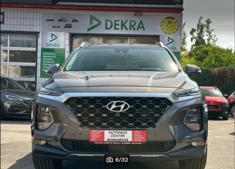 Hyundai Santa fe 4WD* Pano* Обдухване* Сервизна История* Германия, снимка 3 - Автомобили и джипове - 53133943