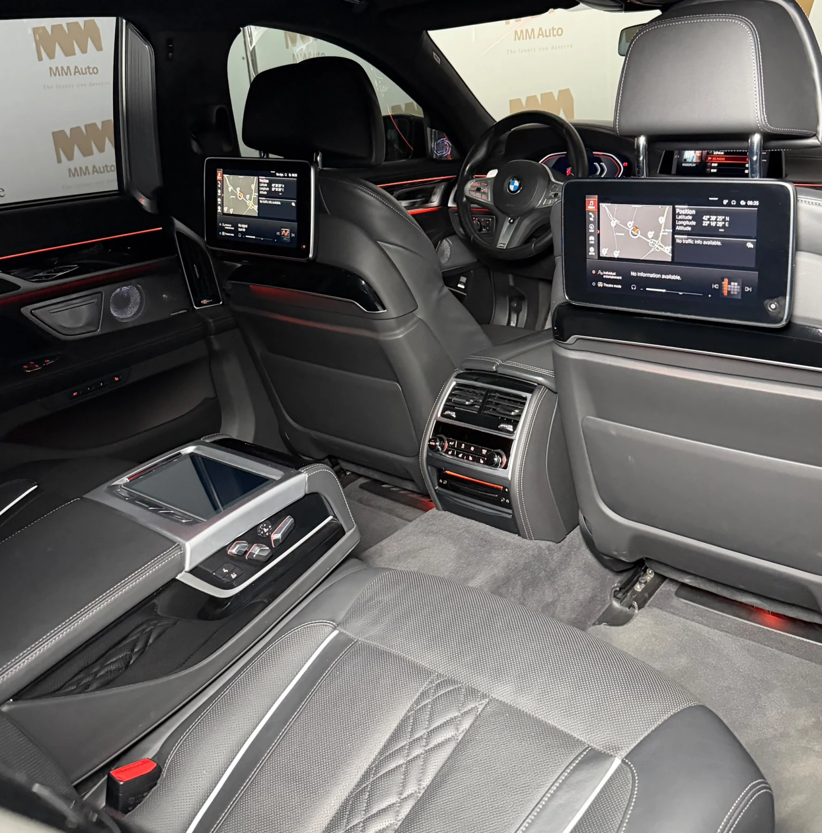 BMW 740 LD* M-Sport* Massage* TV* Bowers* HuD* FULL, снимка 12 - Автомобили и джипове - 55465382
