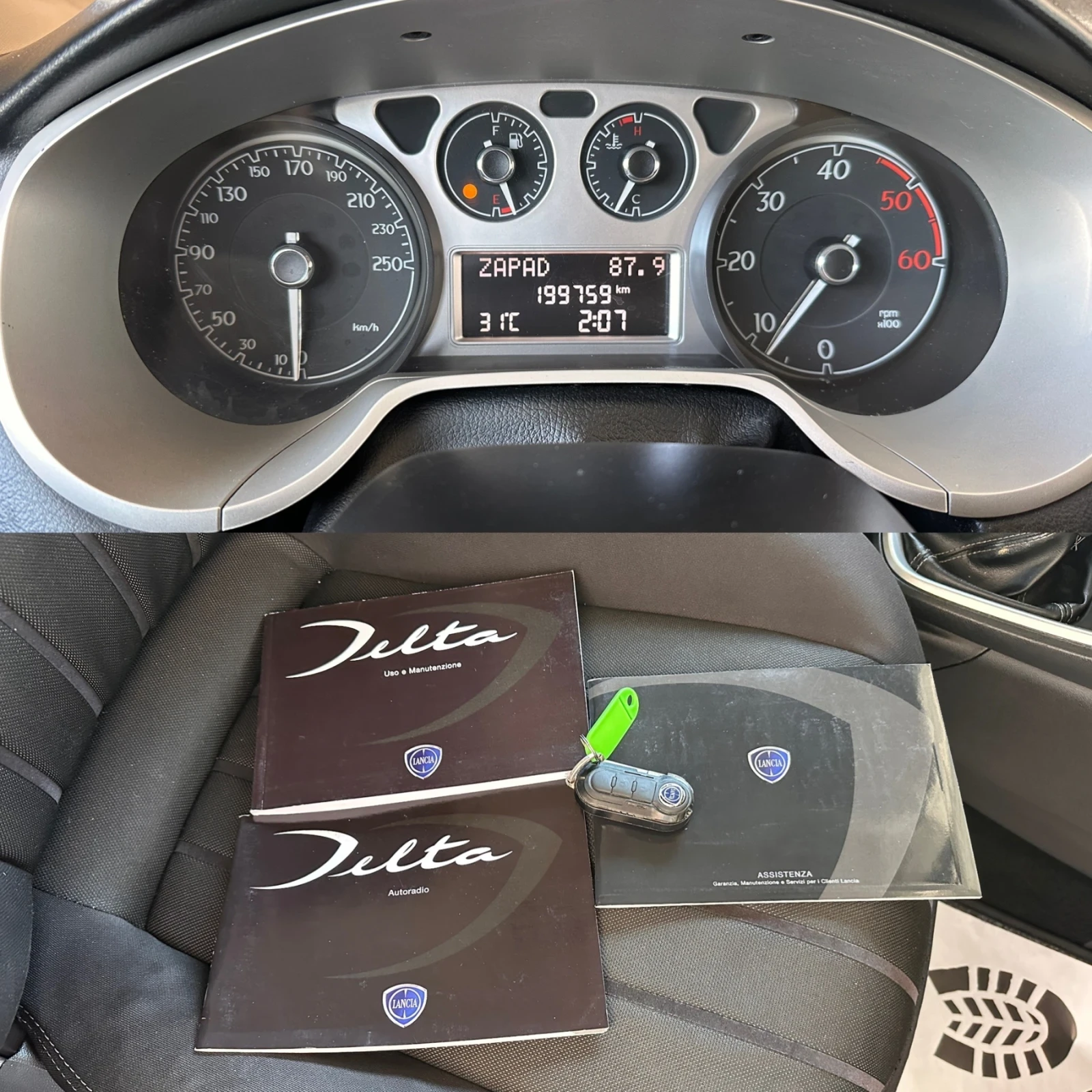 Lancia Delta 1.6M-JET - РЕАЛНИ КИЛОМЕТРИ, снимка 15 - Автомобили и джипове - 55524460