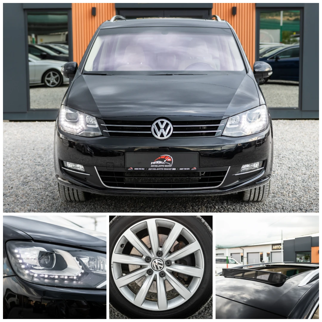 VW Sharan 2.0TDI::HIGHLINE::DSG6::7местен, снимка 8 - Автомобили и джипове - 55806670