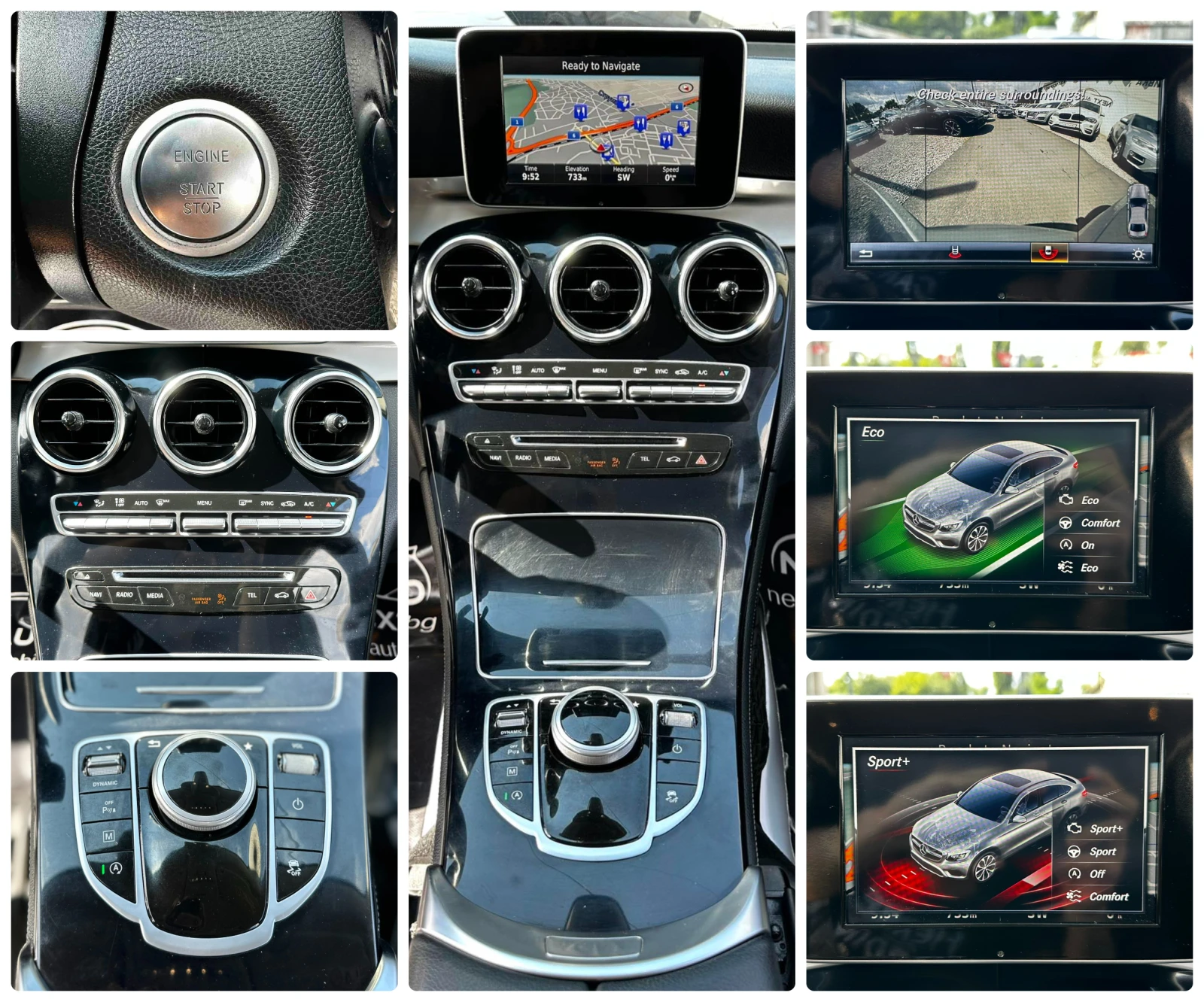 Mercedes-Benz GLC 250 CDI 204HP KEYLESS CAMERA LED INTELLIGENT EU6B, снимка 14 - Автомобили и джипове - 55173412