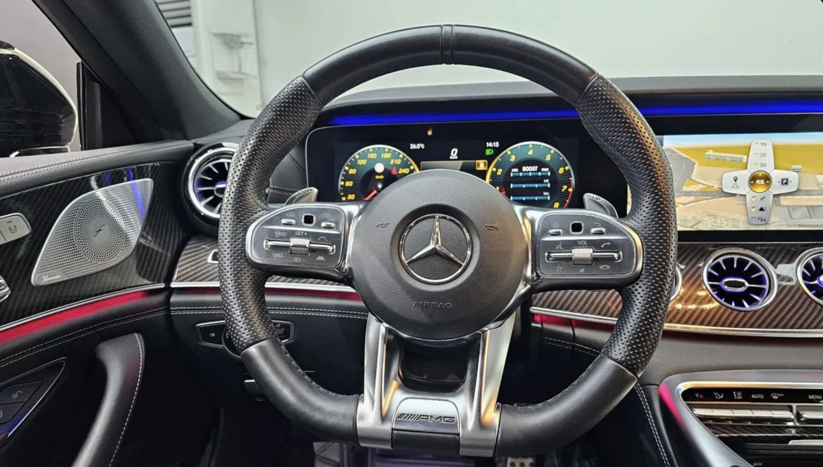 Mercedes-Benz GT 4-Door 43 4MATIC+ / 360 BURMESTER /, снимка 9 - Автомобили и джипове - 55431145