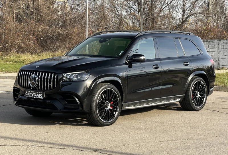 Mercedes-Benz GLS 63 AMG 4M/NIGHT/CARBON/BURM/PANO/HEAD UP/360/EXCLUSIV/, снимка 3 - Автомобили и джипове - 52723417