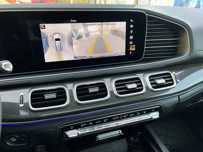 Mercedes-Benz GLS 63 AMG 4M/NIGHT/CARBON/BURM/PANO/HEAD UP/360/EXCLUSIV/, снимка 10 - Автомобили и джипове - 52723417