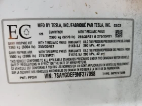 Tesla Model Y * PERFORMANCE * CARFAX *  - 29800 € / 58283.73 лв. - 21915373 7