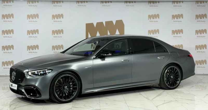 Mercedes-Benz S 63 AMG e performance сив мат ексклузив, снимка 1 - Автомобили и джипове - 46935124