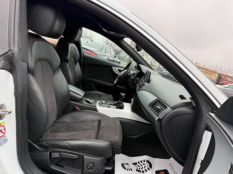 Audi A7 Sline-Alkantar-Bose-Kamera-Подгряване-Xenon-Led!!!, снимка 12 - Автомобили и джипове - 53421839