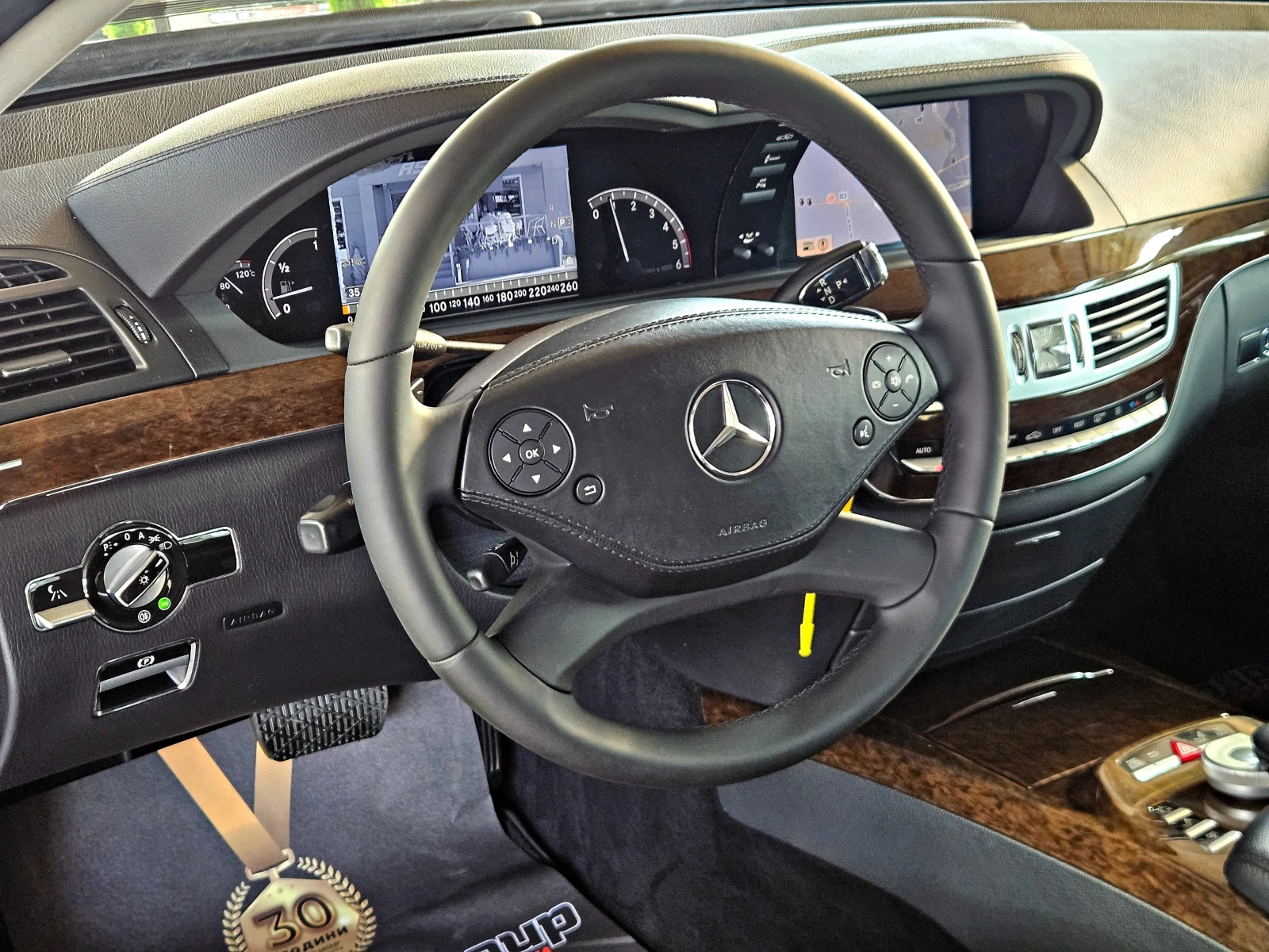 Mercedes-Benz S 350 AMG/FACE/CAMERA/DISTR/NIGHT/HARMAN/KARDON/ОБДУХ/LI, снимка 10 - Автомобили и джипове - 55593186