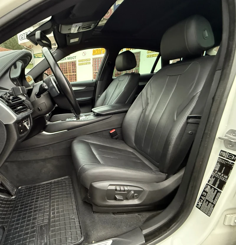 BMW X6 3.0D 258кс LED * Digital* * 360камери* * Бяла перл, снимка 13 - Автомобили и джипове - 52420485