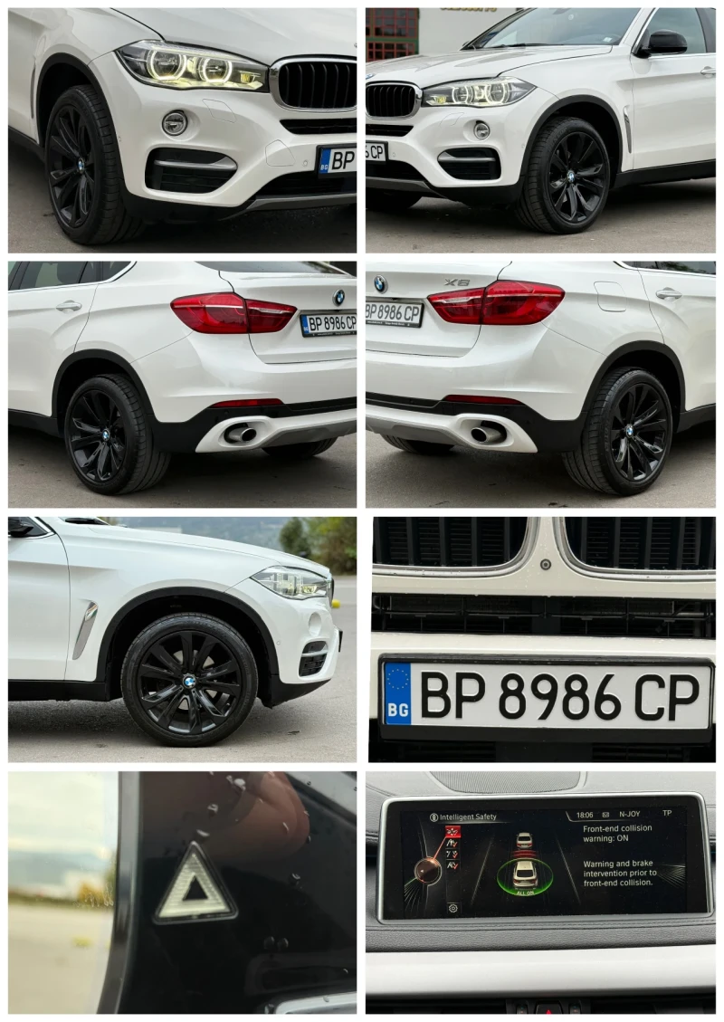 BMW X6 3.0D 258кс LED * Digital* * 360камери* * Бяла перл, снимка 9 - Автомобили и джипове - 52420485