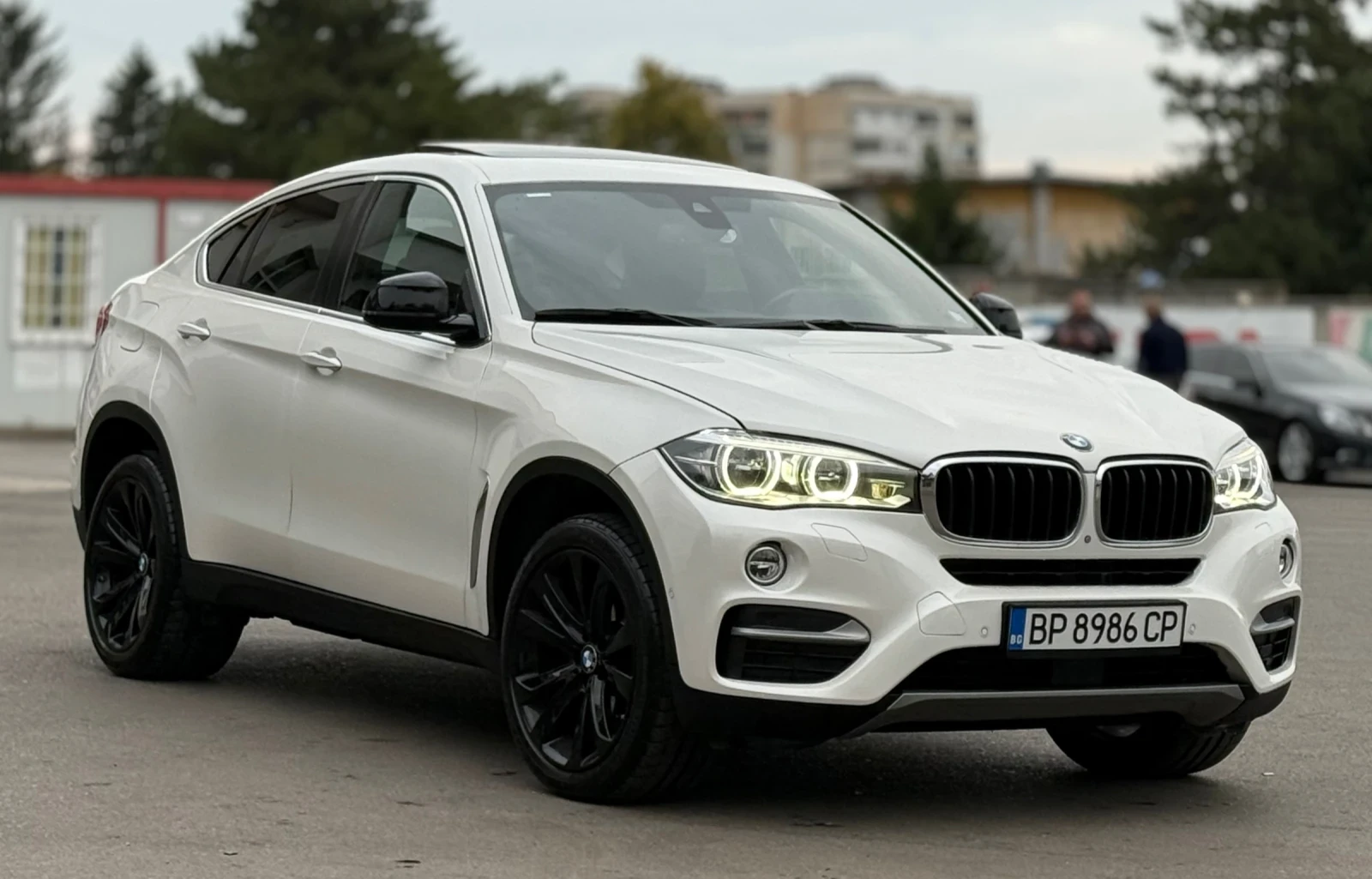 BMW X6 3.0D 258кс LED * Digital* * 360камери* * Бяла перл, снимка 1