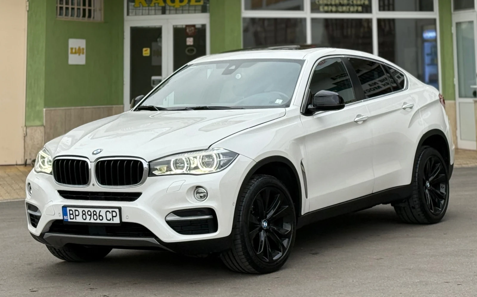 BMW X6 3.0D 258кс LED * Digital* * 360камери* * Бяла перл - изображение 3
