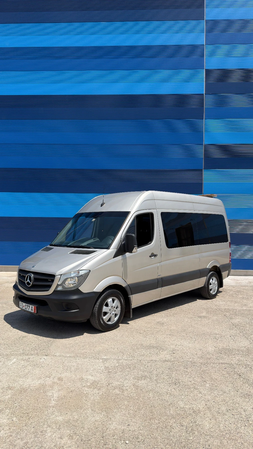 Mercedes-Benz Sprinter 319  BLUETEC  3.5T на теглич