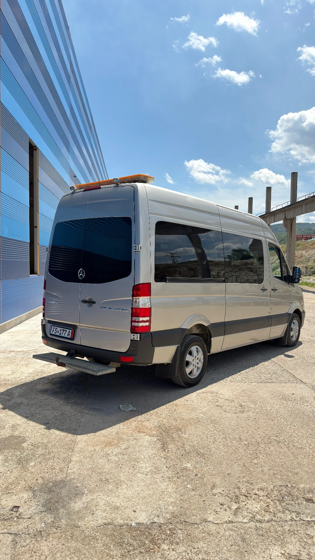 Mercedes-Benz Sprinter 319  BLUETEC  3.5T на теглич, снимка 5 - Бусове и автобуси - 55233156