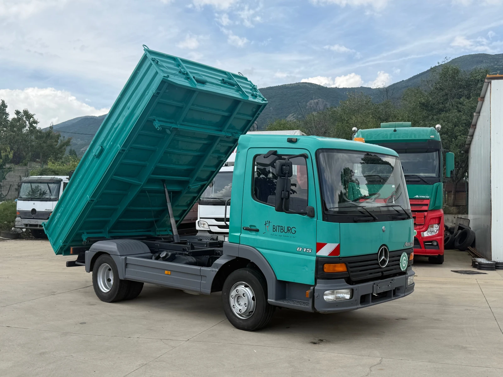 Mercedes-Benz Atego 815 ТРИСТРАНЕН САМОСВАЛ , 237.000 , ТОП , Германия, снимка 2 - Камиони - 54763783