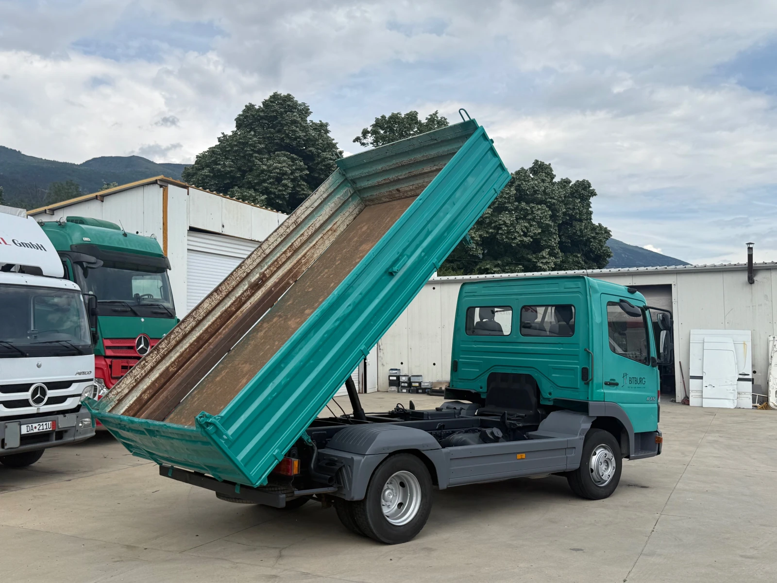 Mercedes-Benz Atego 815 ТРИСТРАНЕН САМОСВАЛ , 237.000 , ТОП , Германия, снимка 3 - Камиони - 54763783