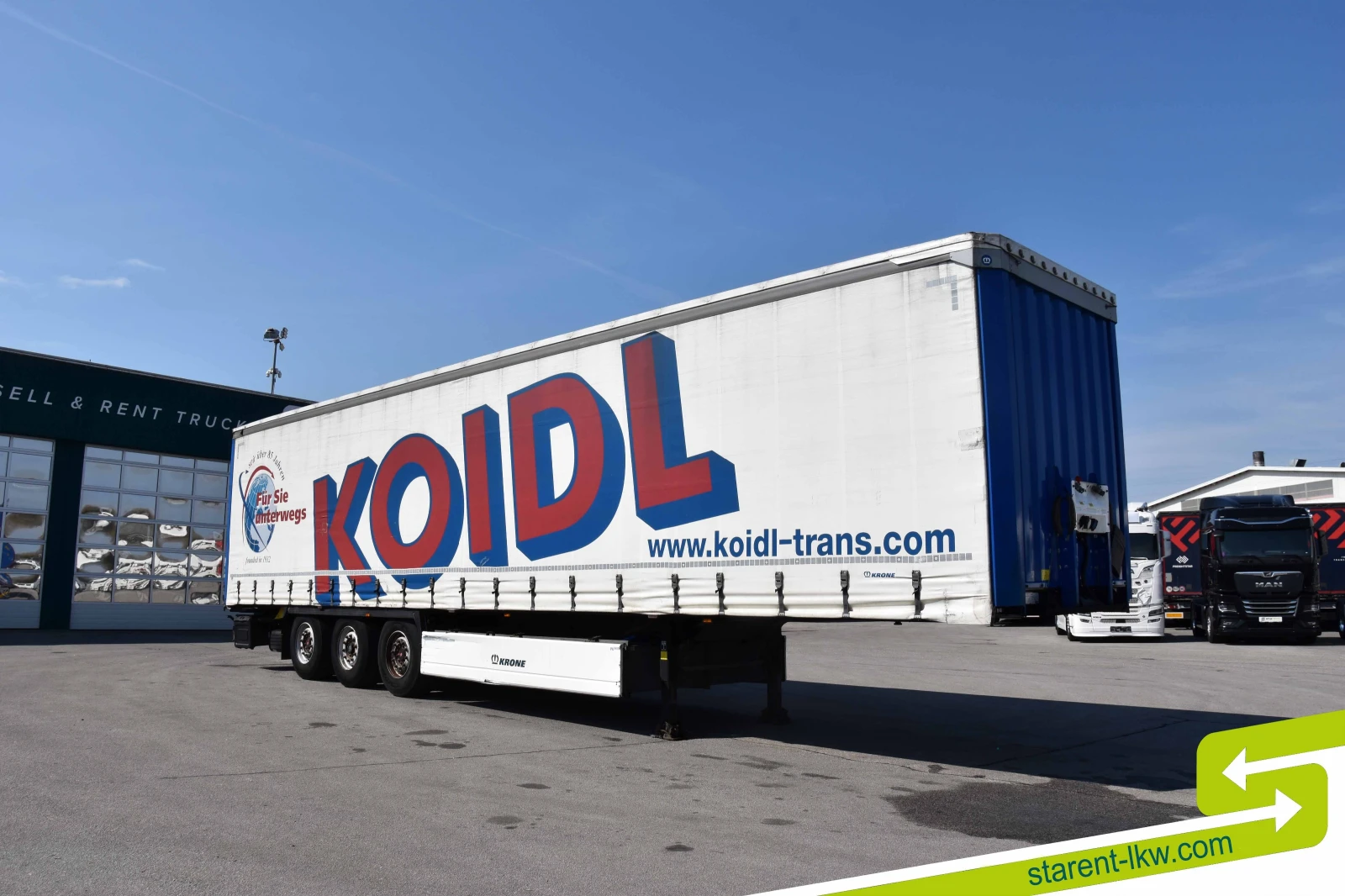 Полуремарке Krone TR26109, снимка 3 - Ремаркета - 53949367