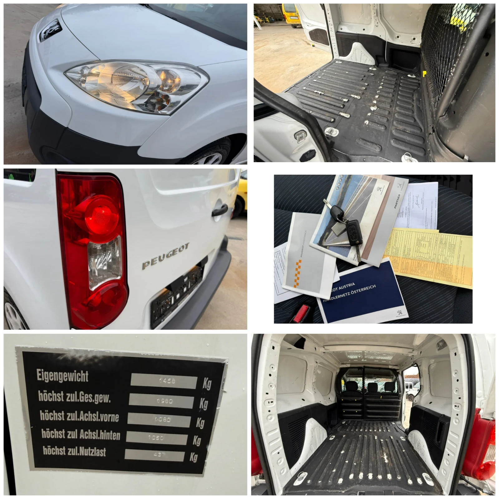 Peugeot Partner 1.6HDI КЛИМАТИК ЛИЗИНГ, снимка 15 - Автомобили и джипове - 54041795