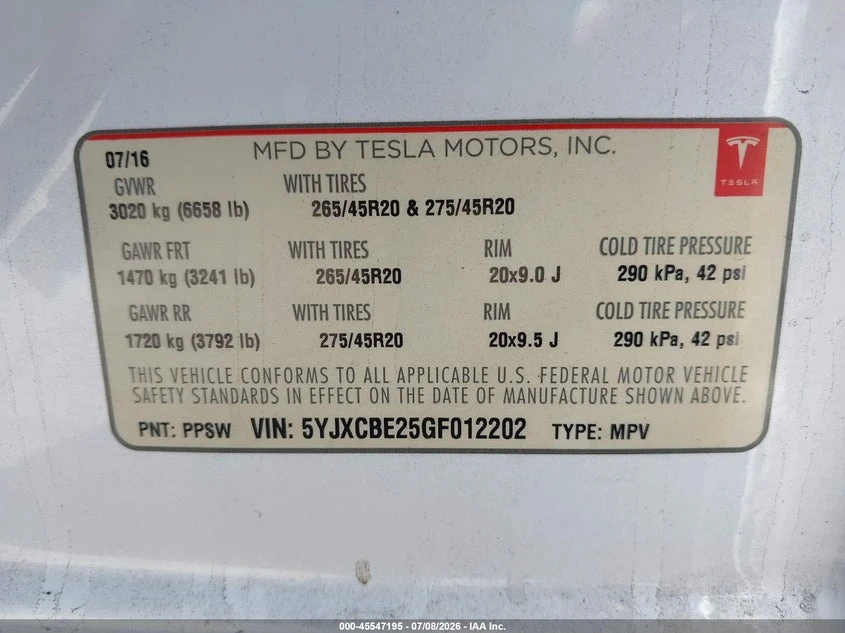 Tesla Model X 90D AWD, снимка 9 - Автомобили и джипове - 55893478
