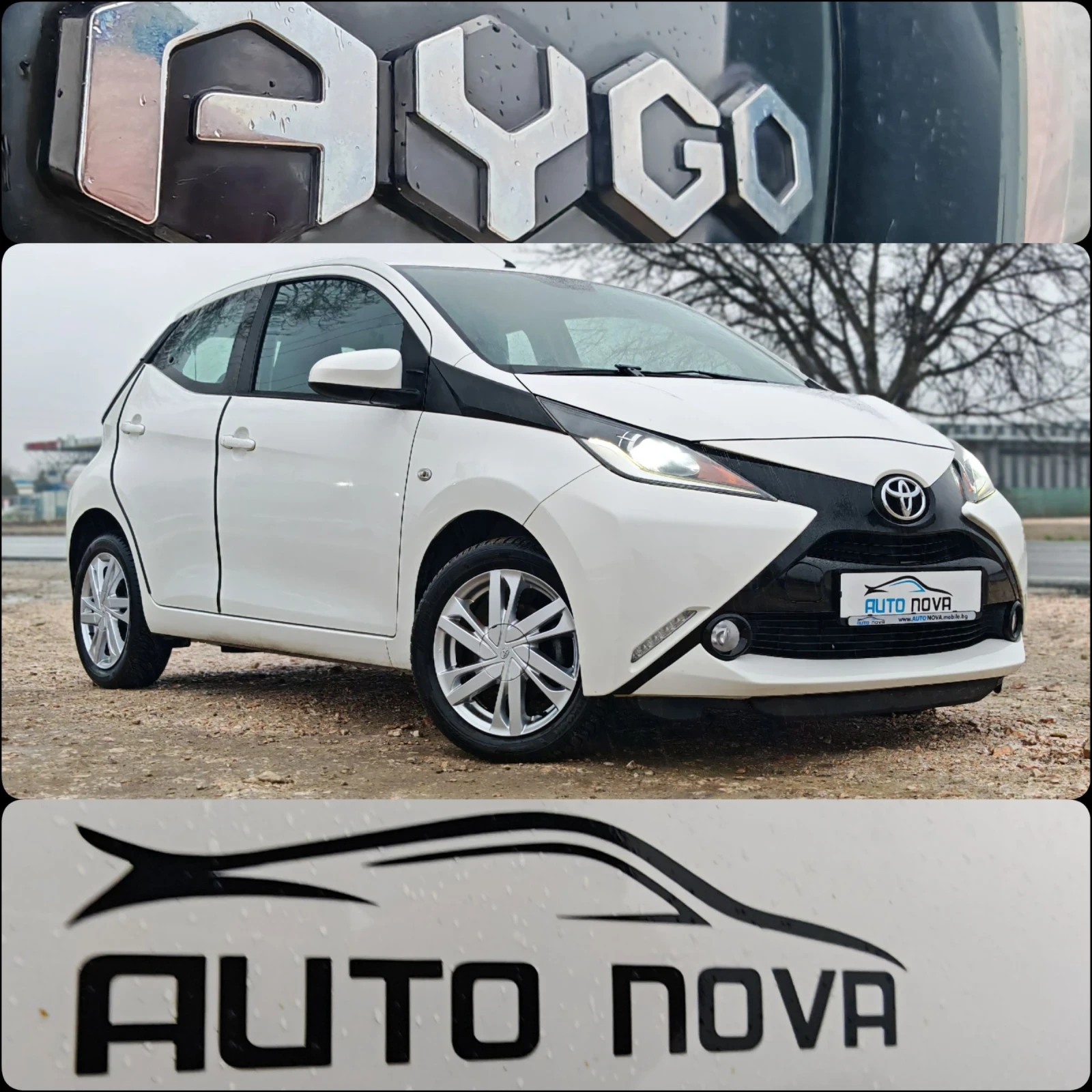 Toyota Aygo 1.0 69 К.С. АВТОМАТ! , снимка 17 - Автомобили и джипове - 54059313