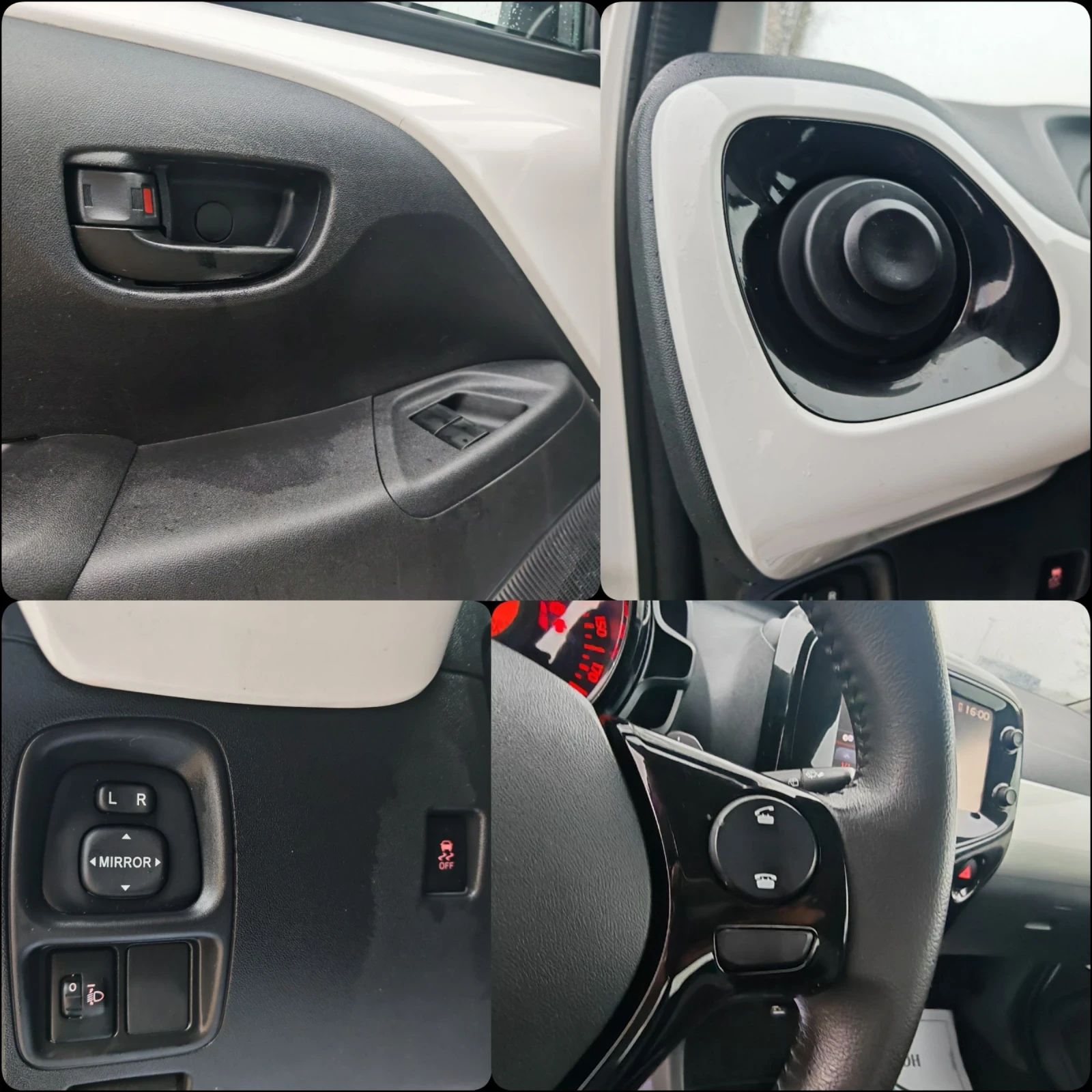 Toyota Aygo 1.0 69 К.С. АВТОМАТ! , снимка 9 - Автомобили и джипове - 54059313