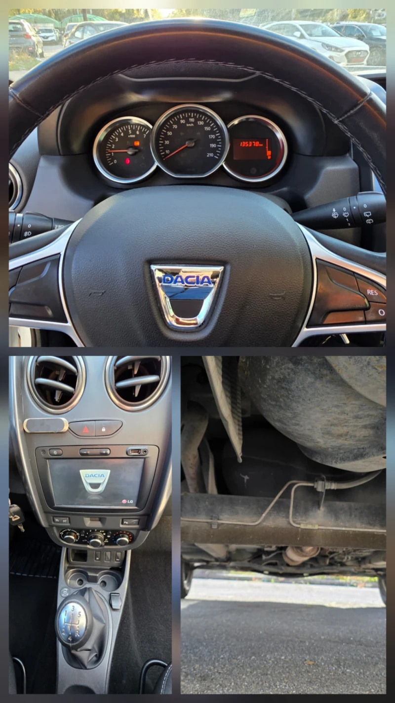 Dacia Duster 1.6i 114k.c UNIKAT ITALIA EURO 6B GAZ, снимка 16 - Автомобили и джипове - 52251182