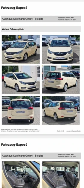 Opel Zafira, снимка 2