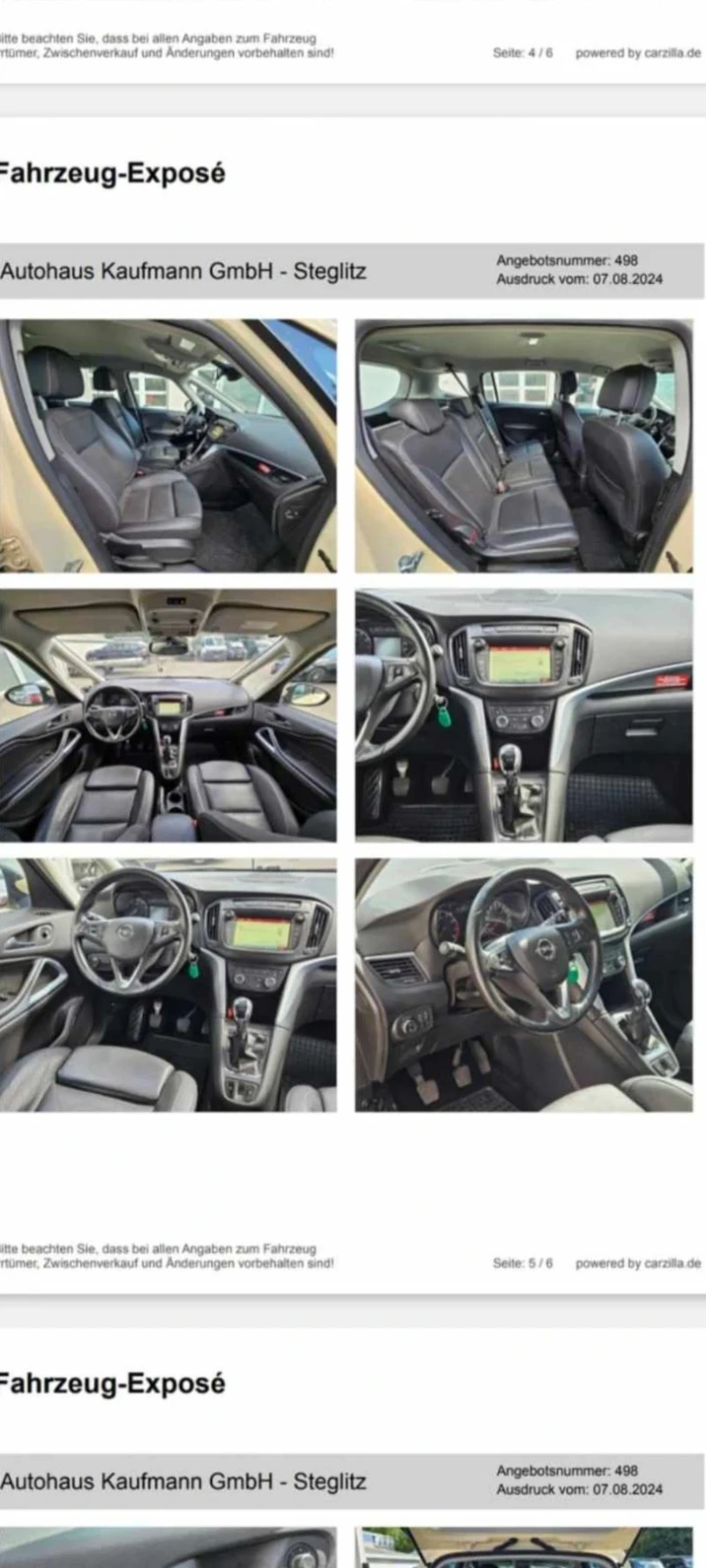 Opel Zafira, снимка 3 - Автомобили и джипове - 46998352