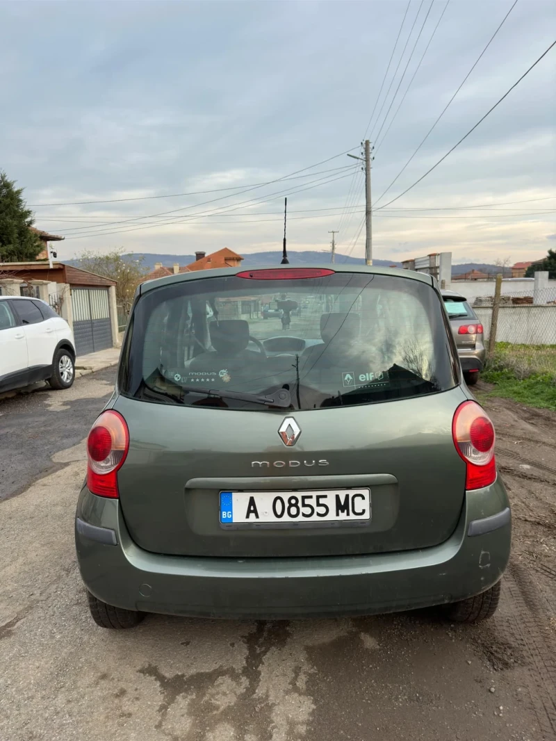 Renault Modus 1.2i/ ГАЗ, снимка 4 - Автомобили и джипове - 48541368