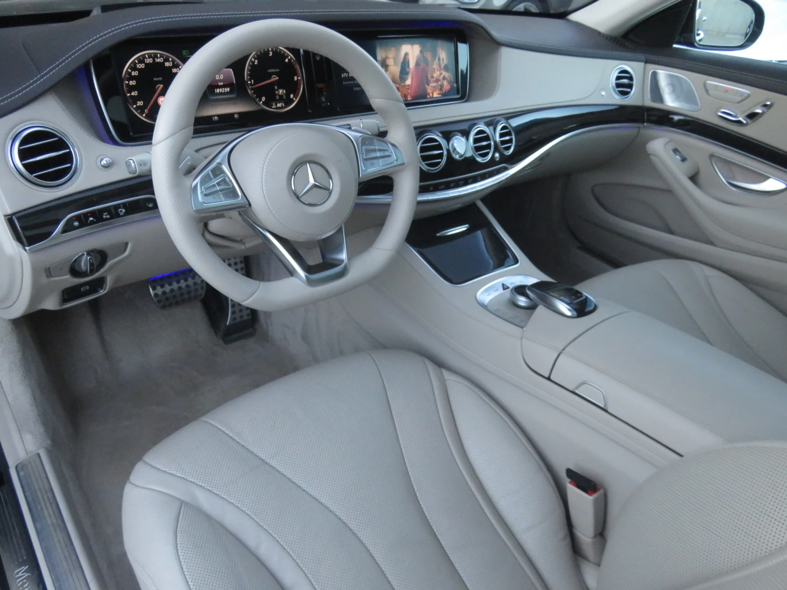 Mercedes-Benz S 350 CDI 4-MATIC, Long, AMG Paket, 3xTV, 4xOбдухване - изображение 9