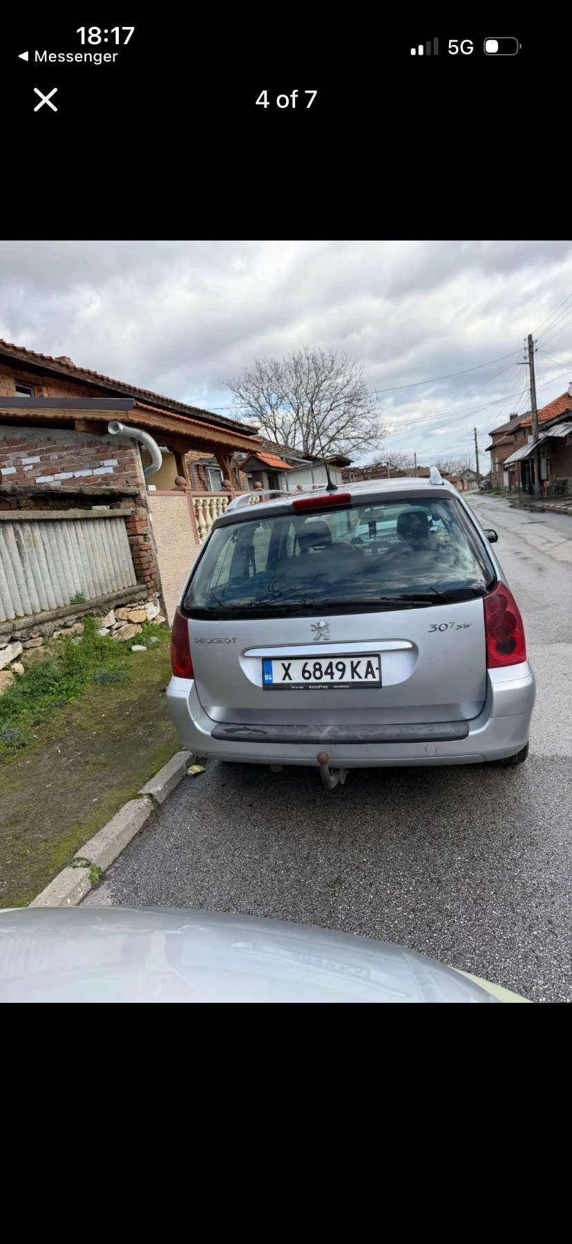 Peugeot 307, снимка 4 - Автомобили и джипове - 56545176