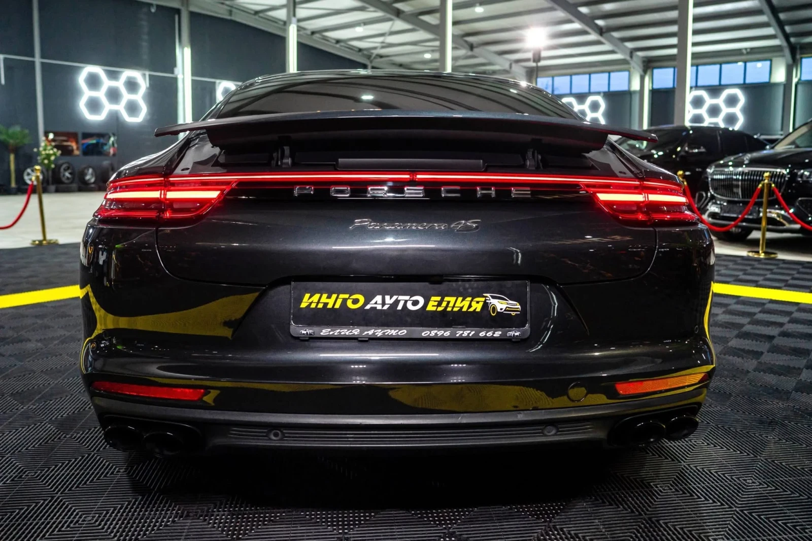 Porsche Panamera TURBO 4.0 V8 LED ПАНО BOSE 360 ЛИЗИНГ 100%, снимка 8 - Автомобили и джипове - 54449105