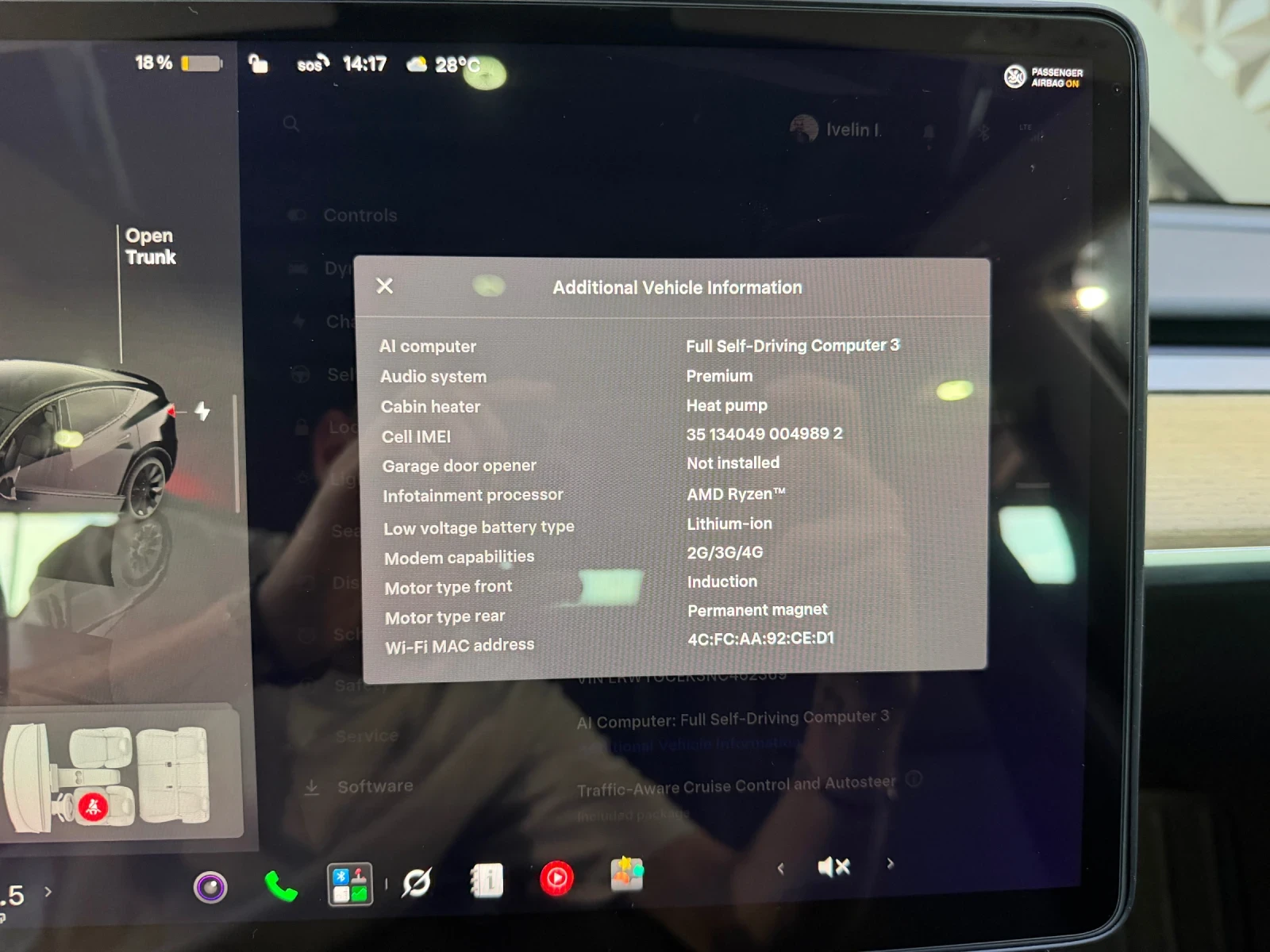 Tesla Model Y LONG RANGE * DUALMOTOR * 78.1 kw * , снимка 9 - Автомобили и джипове - 54968163