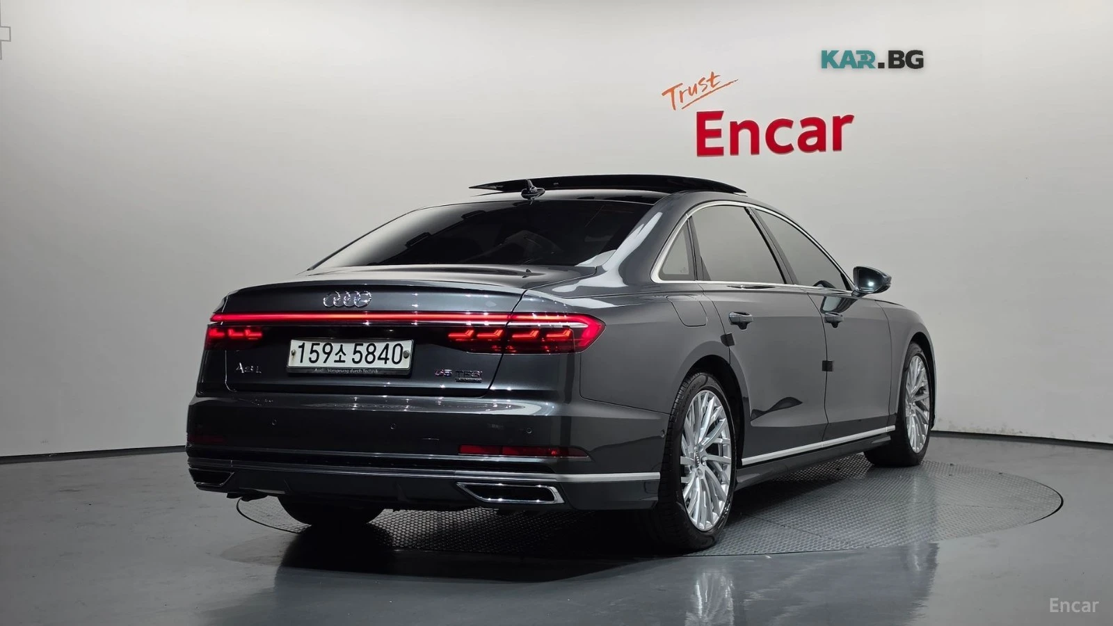 Audi A8 LWB* QUATTRO* 55TFSI* DISTRONIC* 360* МАСАЖИ* ОБДУ, снимка 3 - Автомобили и джипове - 56178138